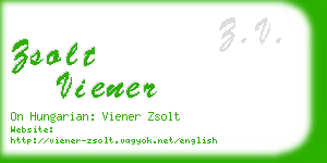 zsolt viener business card